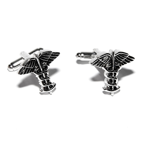 Запонки Gofin кадуцей (жезл Меркурія) ZPH-1229