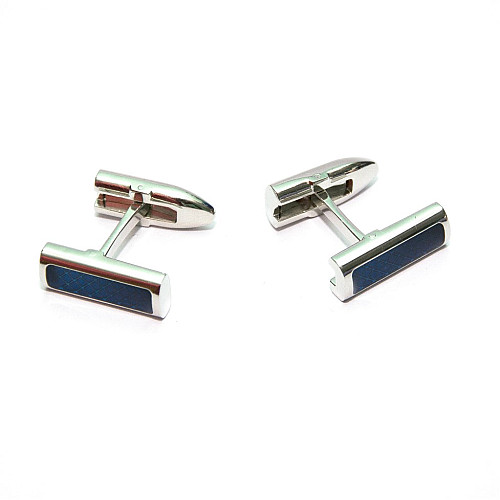 Запонки Двухсторонние синие ZPH-1244