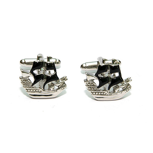 Запонки Gofin кораблик ZPH-1254