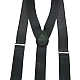 Підтяжки для брюк темно-сірі однотонні PB-4327