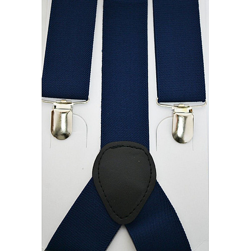 Підтяжки Gofin сині 3,5 см PB-4338