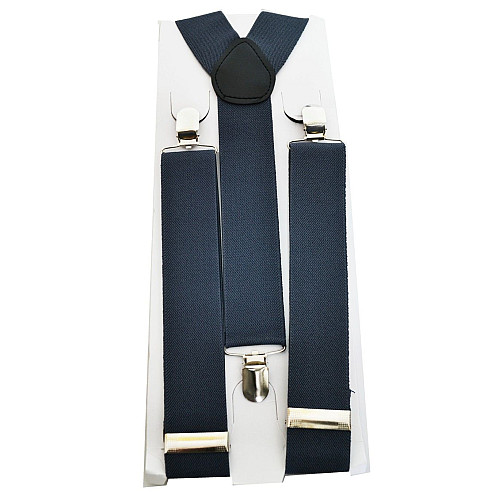 Подтяжки темно-серые 3,5 см PB-4340