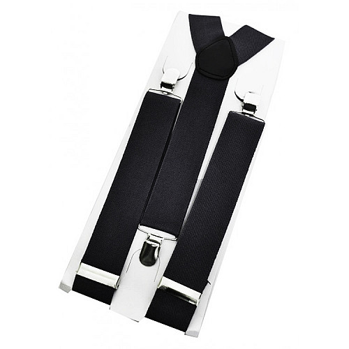 Чорні підтяжки 3,5 см PB-4345