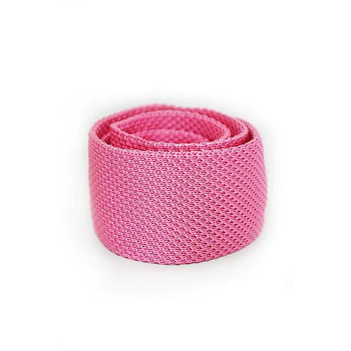 Галстук вязаный розовый TK-33-18