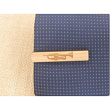 Дерев’яний затискач для краватки з нотами ZAG-9059