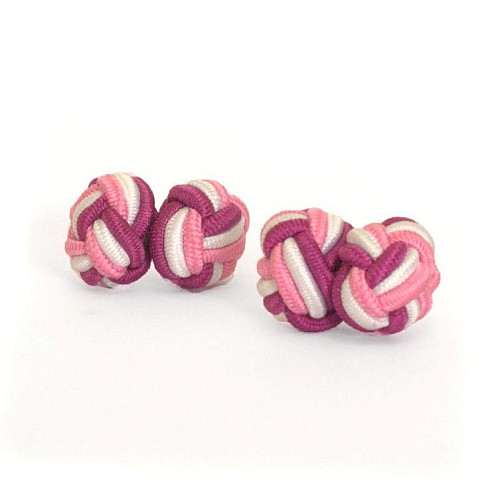 Запонки Різнокольорові тканинні ZPHS-3147