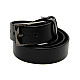 Шкіряний чорний чоловічий ремінь класичний 3,5 см RGB-4206