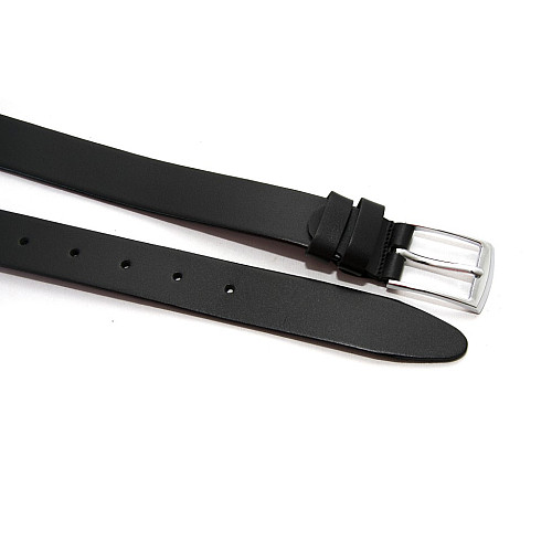 Дитячий чорний класичний шкіряний ремінь RGD-32000