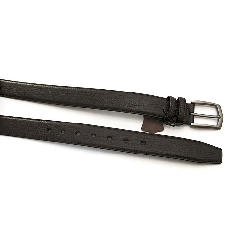 Темно-коричневий чоловічий шкіряний ремінь для брюк під мяту шкіру RGB-4202