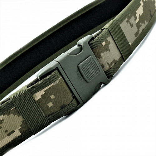 Тактичний ремінь хакі-піксель 5 см на зажим фастекс RGN-2245