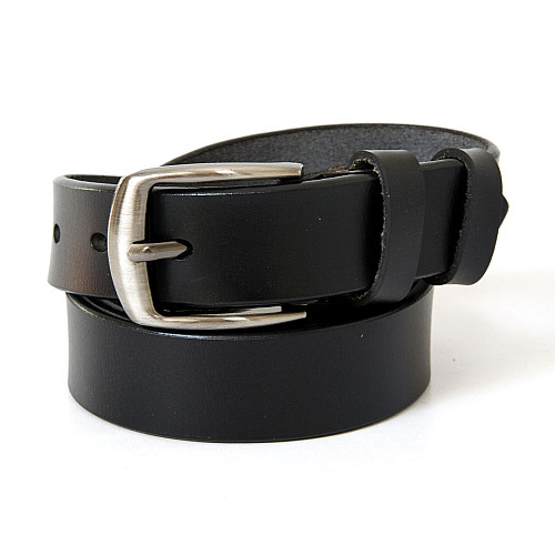 Чорний жіночий шкіряний ремінь 3 см RGND-7177