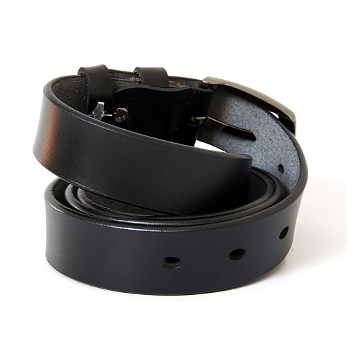 Чорний жіночий шкіряний ремінь 3 см RGND-7177