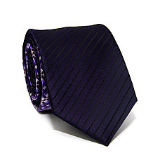 Галстук Milimetric темно-синий в полоску ML-20-03