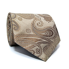 Галстук Milimetric бежевый турецкий огурец ML-20-08