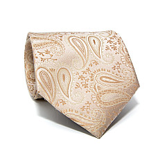 Галстук Milimetric бежевый пейсли ML-20-11
