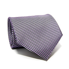 Галстук Milimetric фиолетовый в полоску ML-20-12