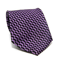 Галстук Milimetric черно-фиолетовый в стрелочки ML-20-16