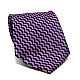 Галстук Milimetric черно-фиолетовый в стрелочки ML-20-16