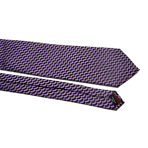 Галстук Milimetric черно-фиолетовый в стрелочки ML-20-16