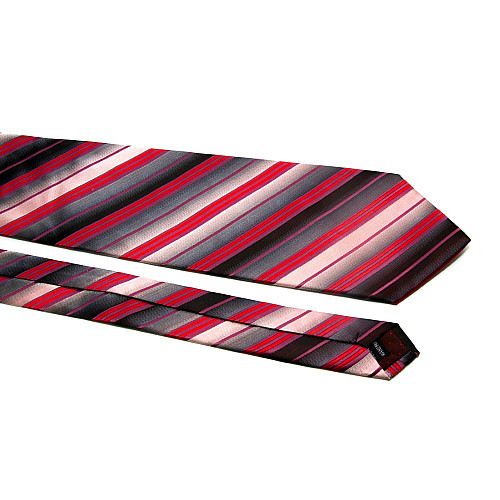 Краватка Milimetric червоний перелив в смужку ML-20-25