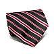 Галстук Milimetric коричнево-бордовый в полоску ML-20-26