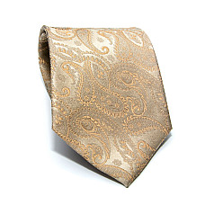 Галстук Milimetric бежевый пейсли ML-20-31