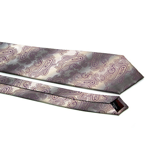 Галстук Milimetric фиолетово-серый спейсли ML-20-36