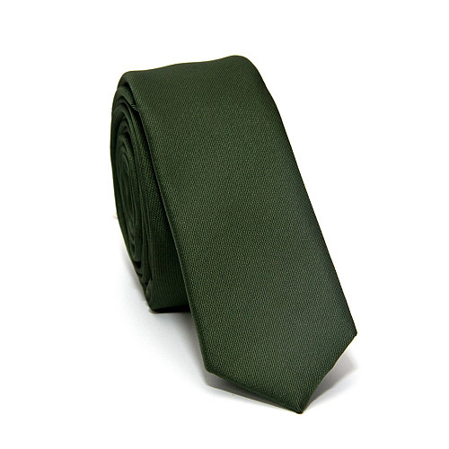 Галстук Piazza Italia узкий зеленый с череом PZ-126