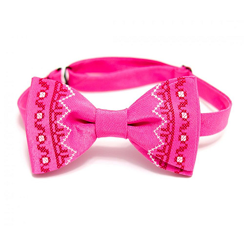 Рожевий вишитий метелик LM-2002