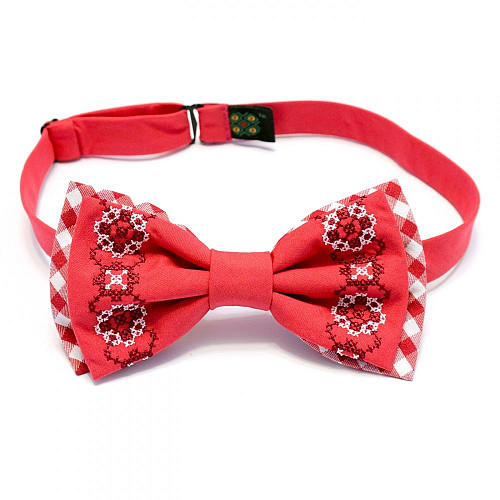 Вишитий метелик кораловий LM-3016