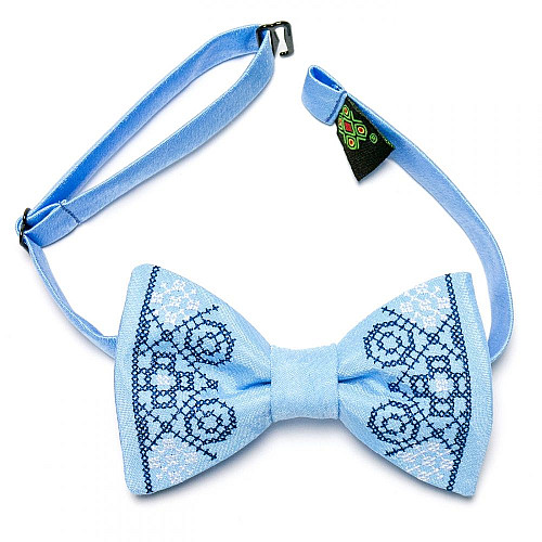 Вышитая бабочка голубая №627 LM-3043