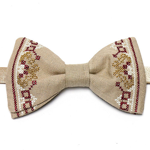 Вишитий метелик бежевий №638 LM-3044