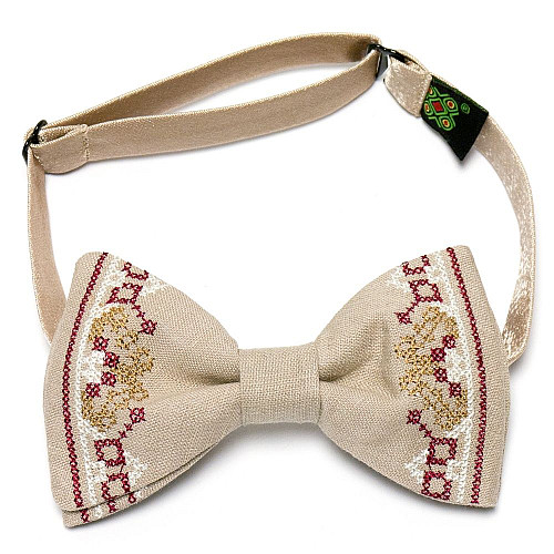 Вишитий метелик бежевий №638 LM-3044