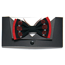 Чорний вишитий метелик №740 LM-3067