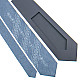 Серый галстук с вышивкой №849 LN-2136