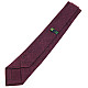 Бордовый набор вышитый галстук с платком и зажымом №865 JN-0039