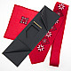 Червоний набір вишита краватка з хустинкою та зажимом №852 JN-0041