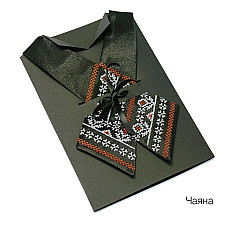 Кросс-галстук с вышивкой Чаяна KG-004