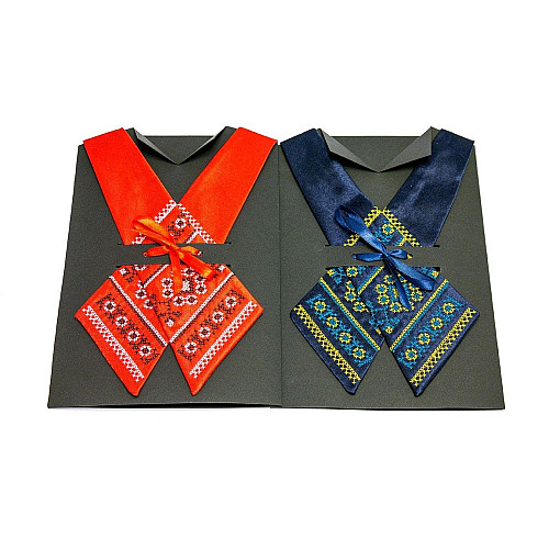 Кросс-галстук с вышивкой Росава KG-005