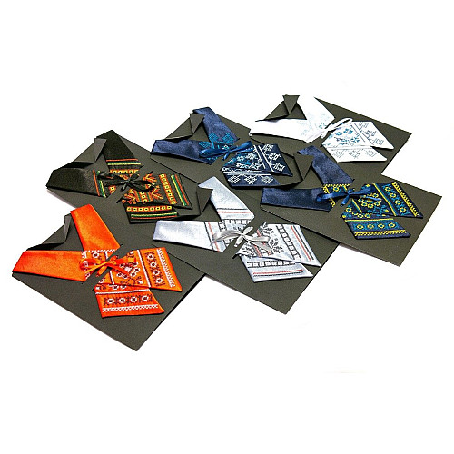 Кросс-галстук с вышивкой Росава KG-005