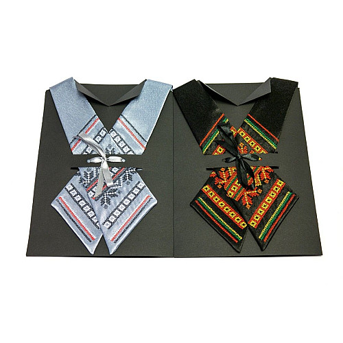 Крос-галстук з вишивкою Чарівниця KG-007