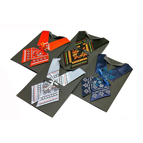 Крос-галстук з вишивкою Чарівниця KG-007