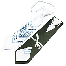 Дитяча вишита краватка №593 (LND-0079)