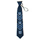 Темно-синя підліткова вишита краватка №791 LND-0096