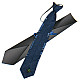 Подростковый вышитый галстук темно-синий №787 LND-0097