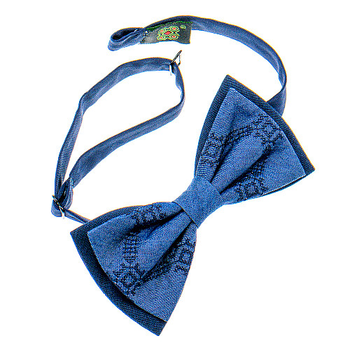 Вышитая синяя бабочка №826 LM-3069