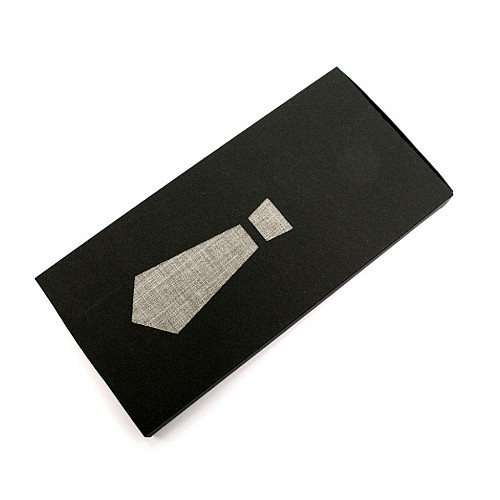 Галстук Серо-Бежевый LN-2027