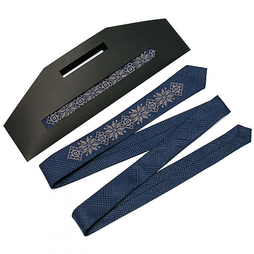 Краватка з вишивкою №660 LN-2037