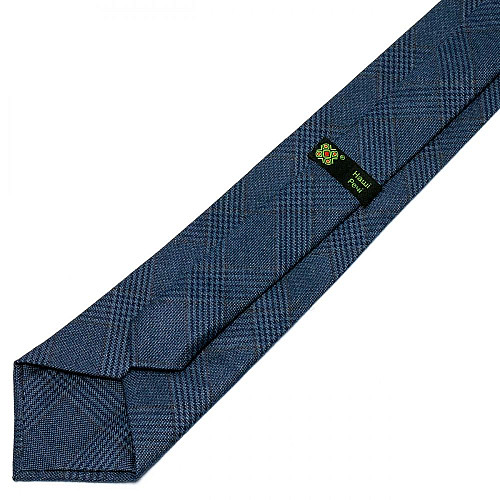 Темно-синий галстук с вышивкой №652 LN-2038