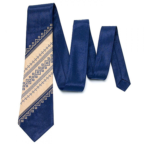 Галстук с вышивкой №647 LN-2058